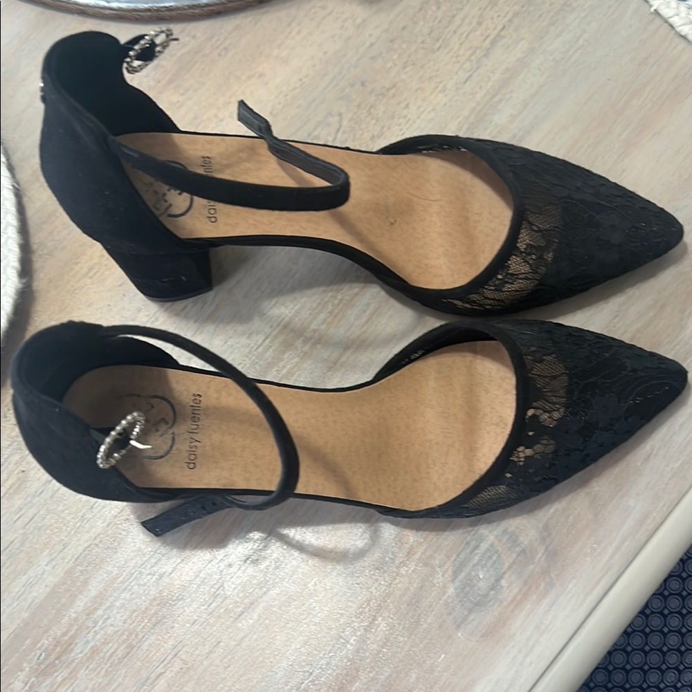 Black Lace Women's Shoes